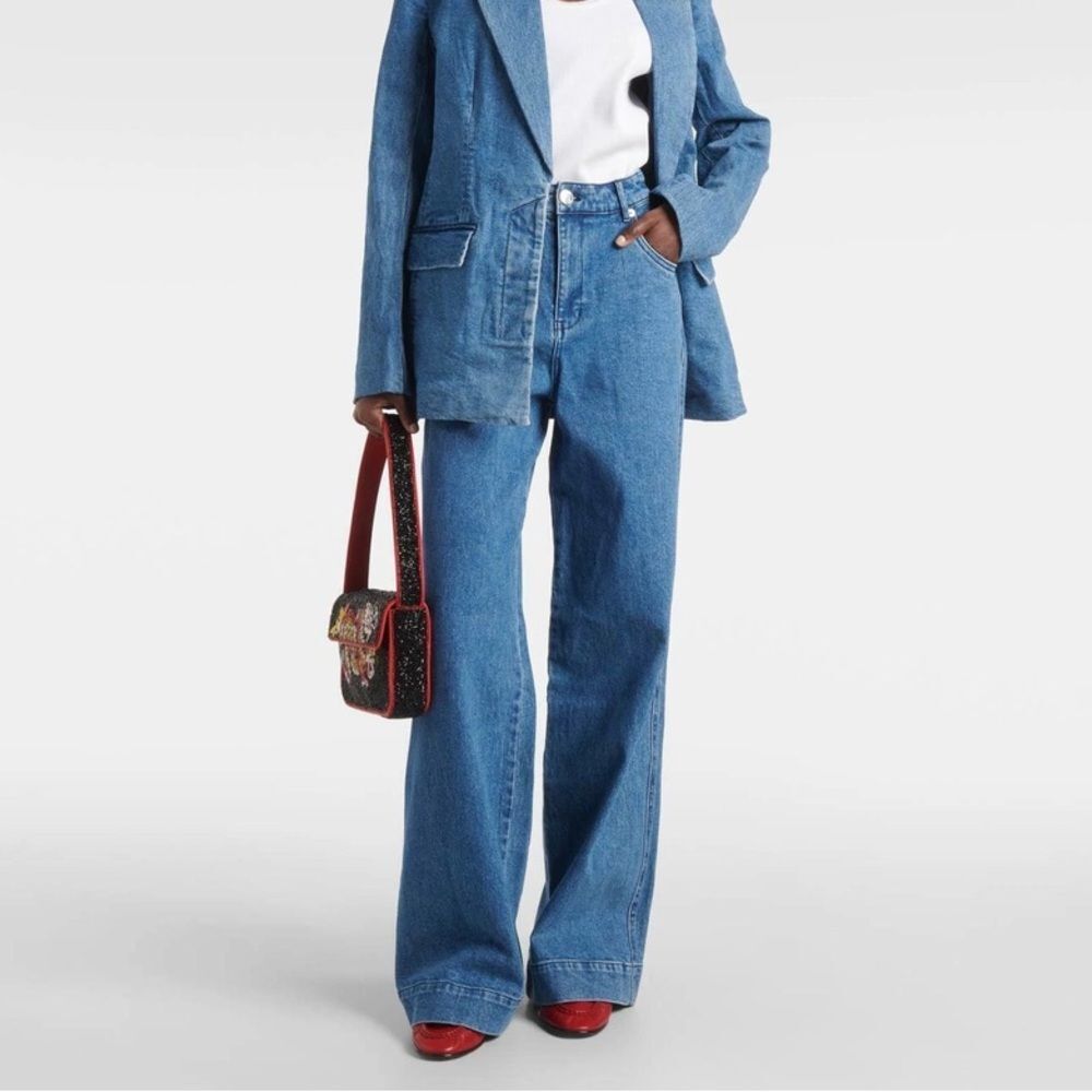 STAUD // Grayson Wide Legged Jeans